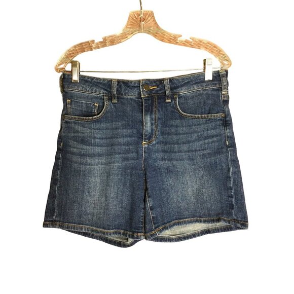 Anthropologie Pilcro and the Letterpress Womens Jean Shorts Script Size 28 - Picture 1 of 5